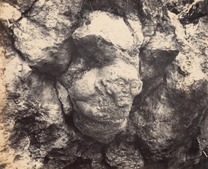 Gigantic Head Cut in the Solid Rock, Lately Discovered near Smyrna at the Entrance of a Cave by Alexander Sandor Svoboda