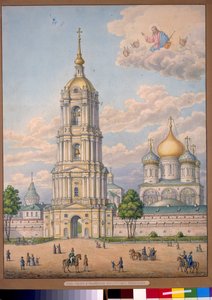 The New Monastery of the Savior in Moscow by Alexander Sergeyevich Kutepov