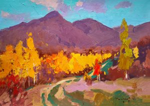 Autumn Mountain Path by Alexander Shandor