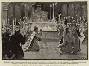 The New Opera, Harold, at Convent Garden, Scene from Act II