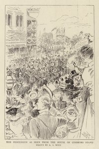 The Procession as seen from the House of Commons Stand