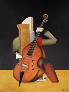 Geometric Upright Bass