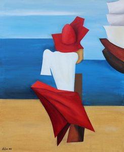 Red Hat By The Sea