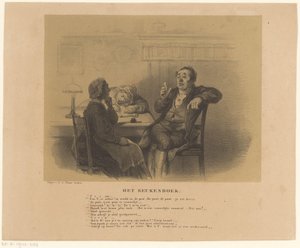 Man and women at table (The Kitchen Book)