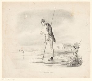 Fisherman Disappointed with His Catch (That Stupid Animal!) (title on object)