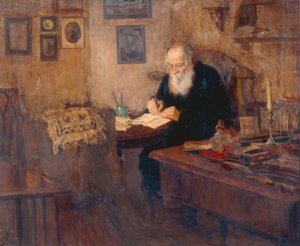 Portrait of the Writer Leo N. Tolstoy