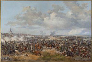 Swedish Troops Assaulting the Gate of Leipzig by Alexander Wetterling