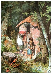 Illustration for Hansel and Gretel by the Brothers Grimm by Alexander Zick