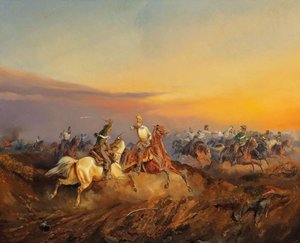 A Scene from the Hungarian Revolution, c. 1850 by Alexander von Bensa