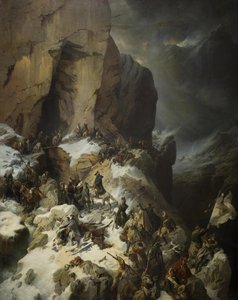 Suvorov Crossing the Panix Pass by Alexander von Kotzebue