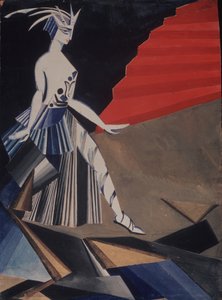 Salomé. Costume design for the play Salomé by O. Wilde, 1917
