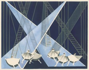 Scenic Design from the Portfolio Décors de Théâtre by Alexandra Alexandrowna Exter