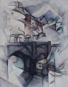 The Bridge, Sèvres by Alexandra Alexandrowna Exter
