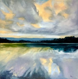 Golden Sky Reflection