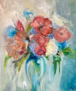 Vibrant Floral Bouquet by Alexandra Higgins