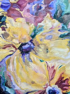 Vibrant Yellow Blooms by Alexandra Higgins