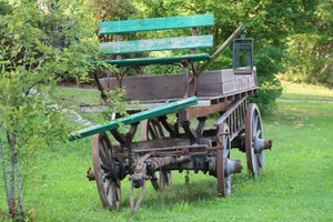 Old Carriage in the Park