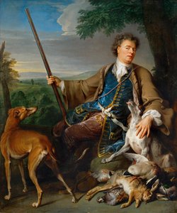 Portrait of the Artist as a Hunter by Alexandre-Francois Desportes