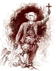 A Chouan Priest. Royalist Insurrection in Brittany. End of the 19th Century by Alexandre (1850 1888) Ferdinandus