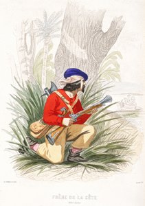 A pirate prepares for ambush, mid 19th century
