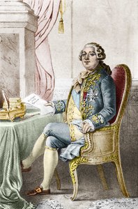 Portrait of Louis XVI, King of France (1754-1793) by Alexandre (after) Lacauchie