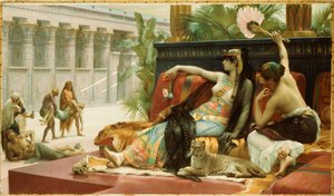 Cleopatra Testing Poison on Condemned Slaves