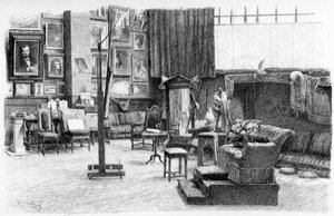 The Studio by Alexandre Cabanel