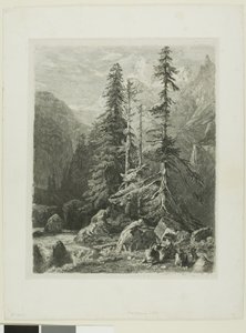 Alpine Landscape by Alexandre Calame