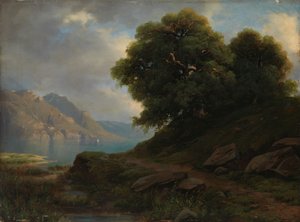 Alpine Landscape by Alexandre Calame
