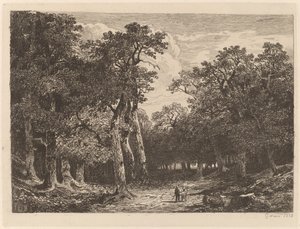 Couple in a Clearing