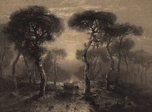 Landscape with trees