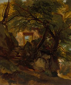 Staircase in the Park of Villa Chigi di Ariccia