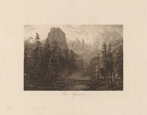 A Fir Plantation by Alexandre Calame