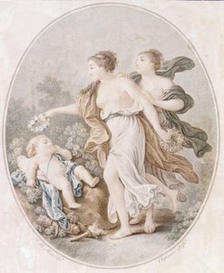Cupid Crowned by the Graces