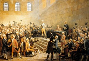 Assembly of the notables of the Dauphine, France, on July 21 by Alexandre Debelle