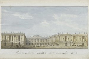 Facade Project for the Palace of Versailles on the Entrance Side, 1811-1813 by Alexandre Dufour