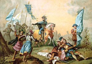 Francis I of France at the Battle of Marignano