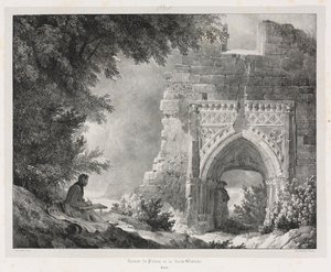 Picturesque and Romantic Journeys in Old France: Ruins of the Palace of the White Queen