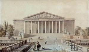 Project for the National Assembly or Palais Bourbon, Palais du Corps Legislatif