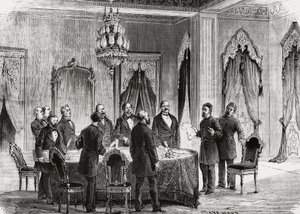 Constantinople Conference, December 1876, Engraving, Turkey by Nicolas Toussaint Charlet