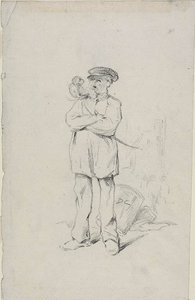 Sailor with a Monkey by Alexandre Gabriel Decamps
