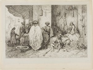 Turkish Guard House by Alexandre Gabriel Decamps