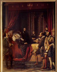 The Death of King Henry IV of France (1553-1610) by Alexandre Jean Baptiste Hesse