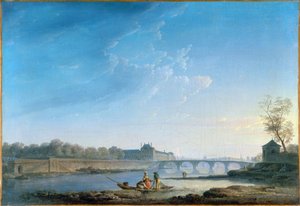 The Quay of the Tuileries and the Pont Royal, c.1780