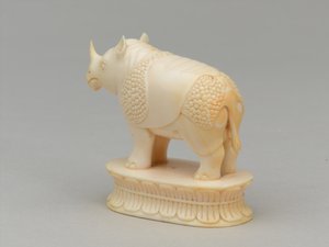White Bishop, Chess Piece, India, Circa 1820