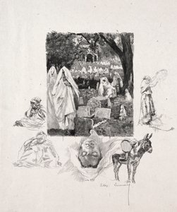 Moroccan Sketches by Alexandre Lunois
