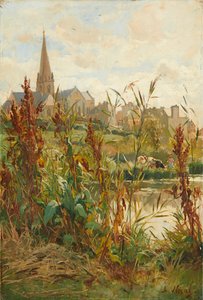 Church By the River by Alexandre Nozal