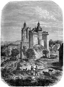 Chateau de Montbeliard Castle of Montbeliard, France by Alexandre de Bar