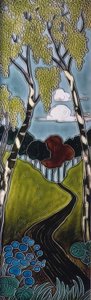 Modernist Enamel by Alexandre de Riquer