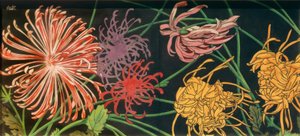 Chrysanthemums by Alexandre de Riquer i Inglada